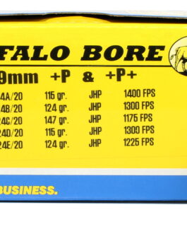 Buffalo Bore 9mm Luger Ammunition +P+ Barnes115 Grains