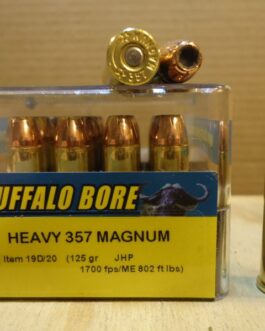 Buffalo Bore Heavy .357 Magnum Ammunition Barnes XPB 125 Grains